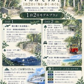 琉球風水集落フィールドワークと多良間島1泊2日のモデルプラン